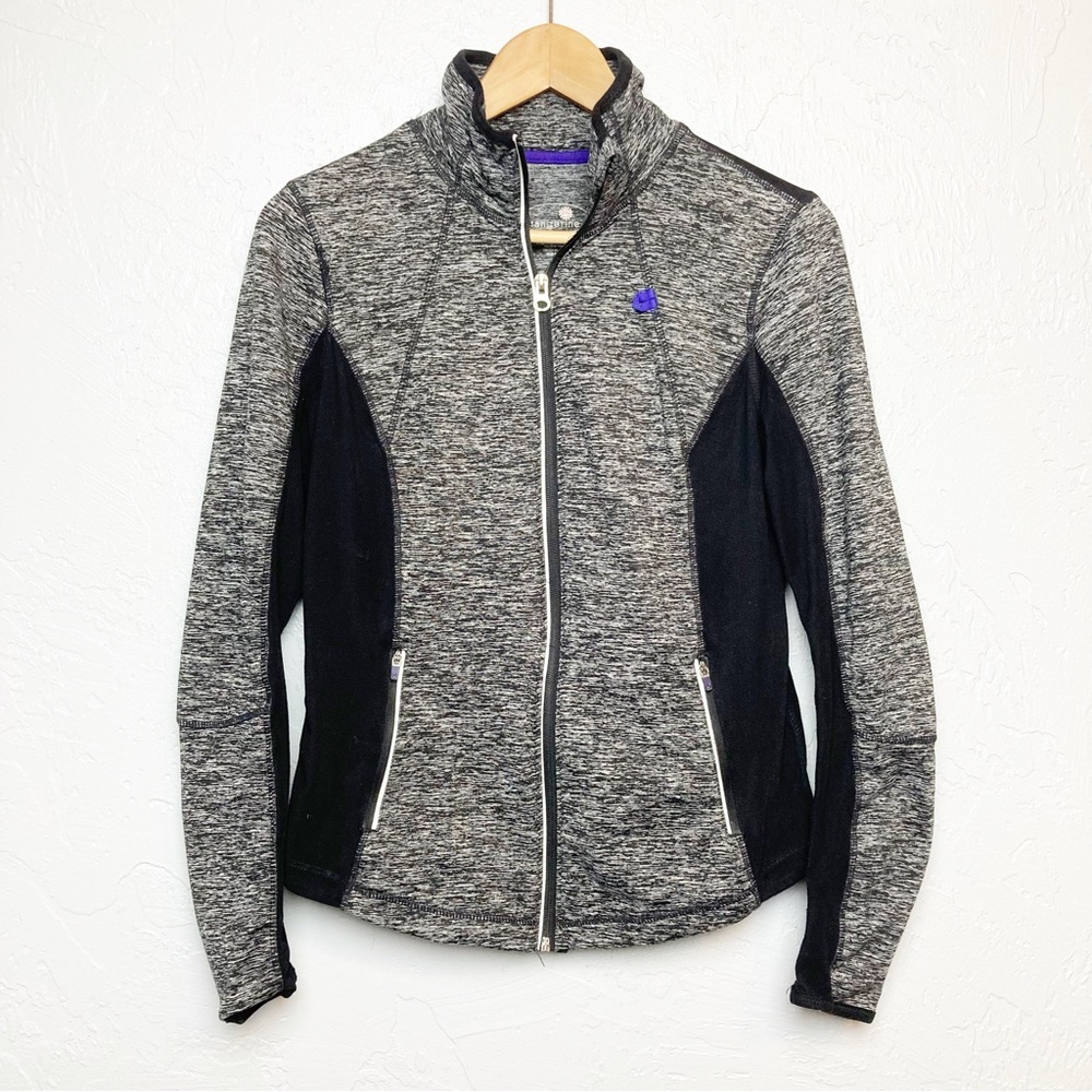 Tangerine athletic zip up small